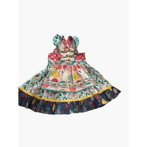 Matilda Jane Dress Size 2 Bicycle Apples Fall Back to School 2 sets available tw
